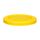 Крышка для стеклянного контейнера круглая, желтая, Smart Solutions