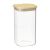 Банка для хранения квадратная Glass Bamboo, 1,4 л, Smart Solutions