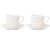Набор чашек с блюдцами Soft Ripples, Dual Glazing, 125 мл, 2 шт., Liberty Jones