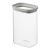 Банка для хранения прямоугольная Vacuum Glass, 1,5 л, светло-серая, Smart Solutions
