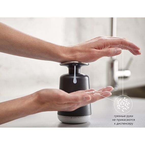 Диспенсер для мыла Presto серый, Joseph Joseph, изображение 7