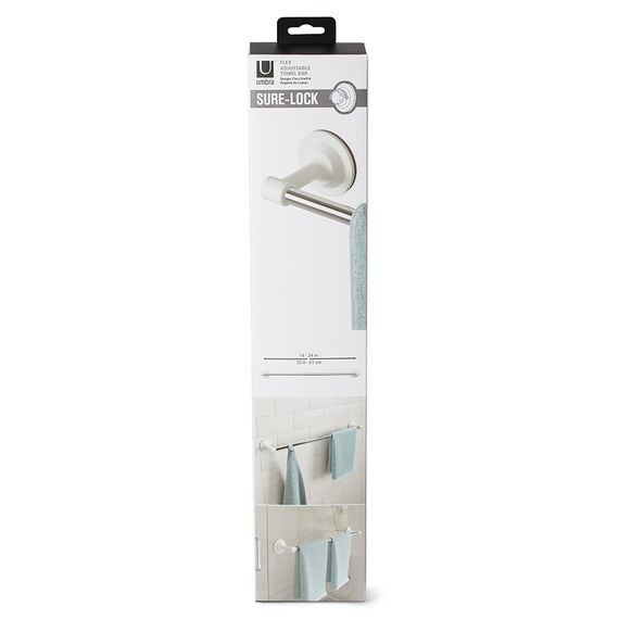 Держатель для полотенец раздвижной Flex хром, Umbra, изображение 6
