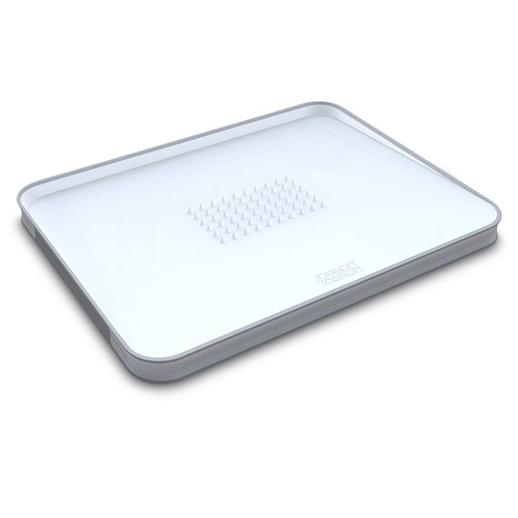 Доска разделочная для мяса Cut&Carve™ Plus двухсторонняя большая белая, Joseph Joseph