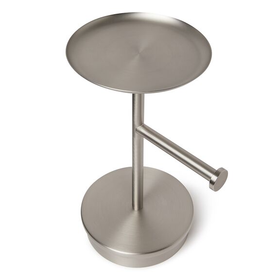 Держатель-органайзер для туалетной бумаги Potaloo белый/никель, Umbra, изображение 7