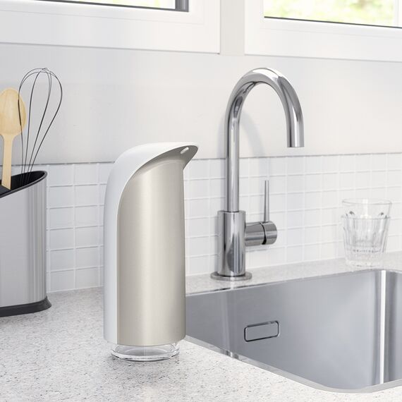 Диспенсер для мыла Emperor 255 мл белый никель, Umbra, изображение 2