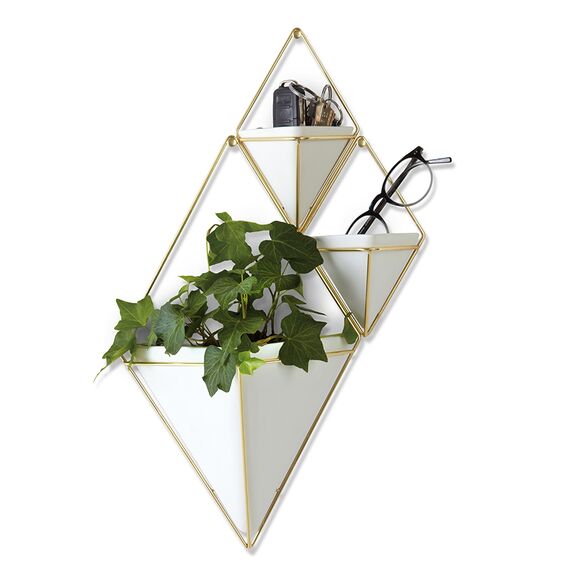 Декор для стен Trigg большой белый-латунь, Umbra, изображение 6