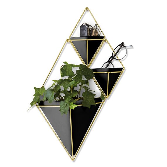 Декор для стен Trigg большой черный-латунь, Umbra, изображение 2