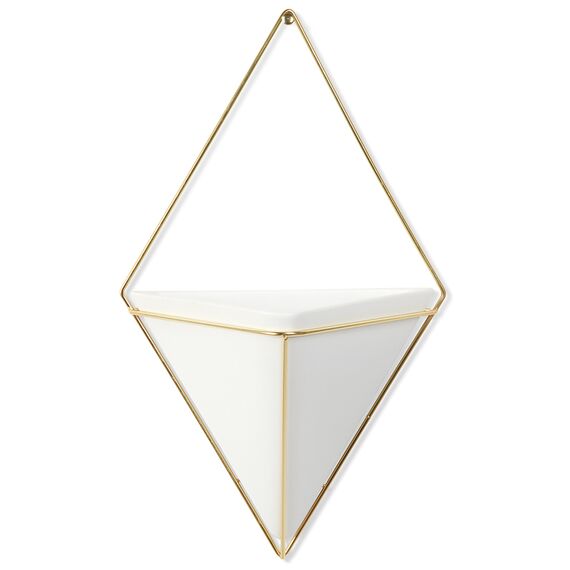 Декор для стен Trigg большой белый-латунь, Umbra, изображение 7