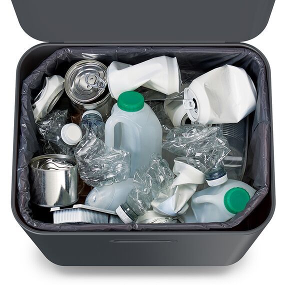 Контейнер для мусора с двумя баками Totem Max 60 л графит, Joseph Joseph, изображение 10