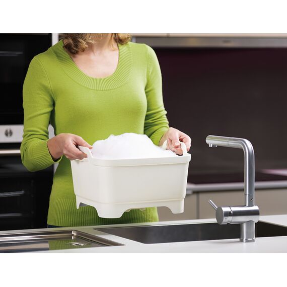 Контейнер для мытья посуды Wash&Drain™ белый, Joseph Joseph, изображение 2