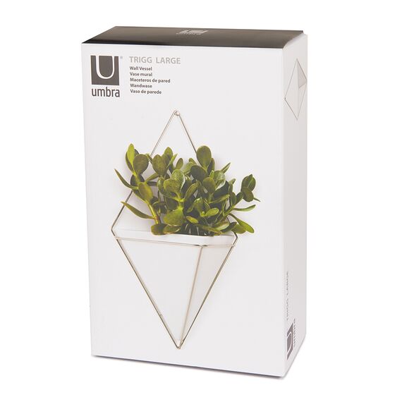 Декор для стен Trigg большой белый-латунь, Umbra, изображение 8