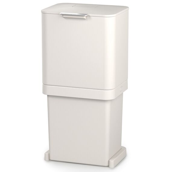 Контейнер для мусора с двумя баками Totem Pop 60 л белый, Joseph Joseph