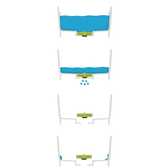 Контейнер для мытья посуды Wash&Drain™ белый, Joseph Joseph, изображение 4