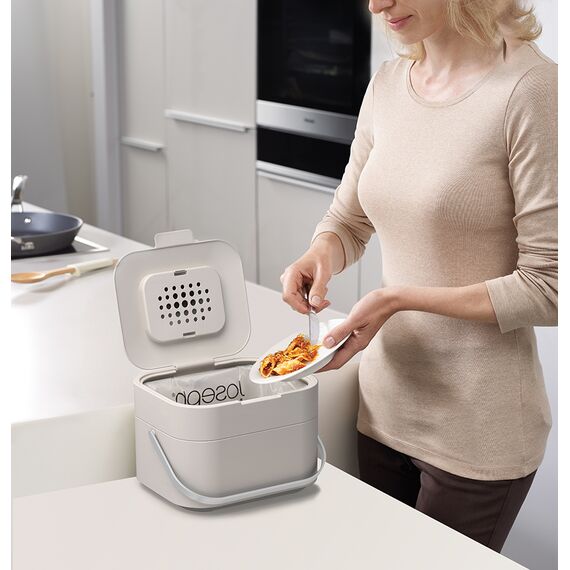 Контейнер для пищевых отходов Stack 4 белый, Joseph Joseph, изображение 5