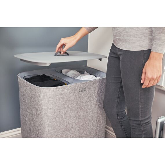 Корзина для белья Tota™ 90 л, серая, Joseph Joseph, изображение 9