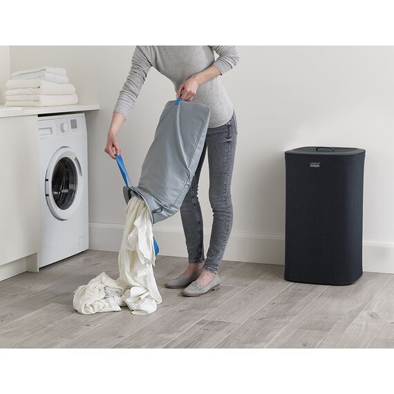 Корзина для белья Tota™ 60 л, черная, Joseph Joseph, изображение 8