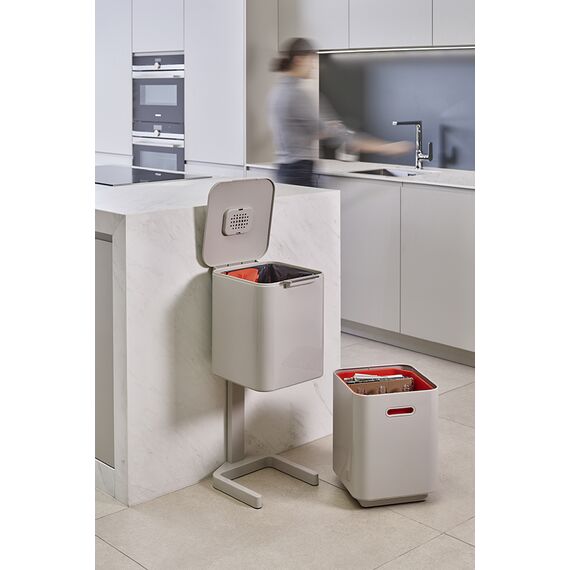 Контейнер для мусора с двумя баками Totem Compact 40 л белый, Joseph Joseph, изображение 5