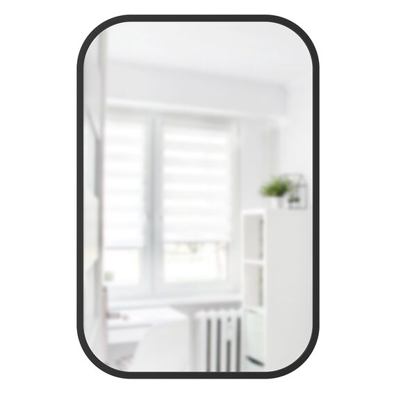Зеркало прямоугольное Hub 61 х 91 см черное, Umbra