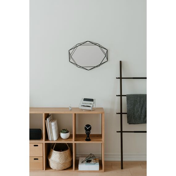 Зеркало настенное PRISMA чёрный, Umbra, изображение 4