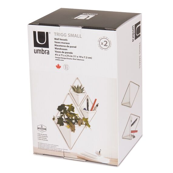 Декор для стен Trigg, малый, белый/никель, Umbra, изображение 15