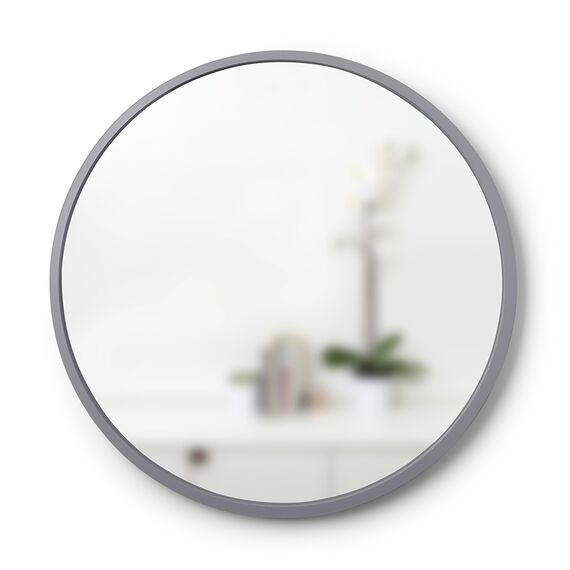 Зеркало настенное Hub D61 см серое, Umbra, изображение 6