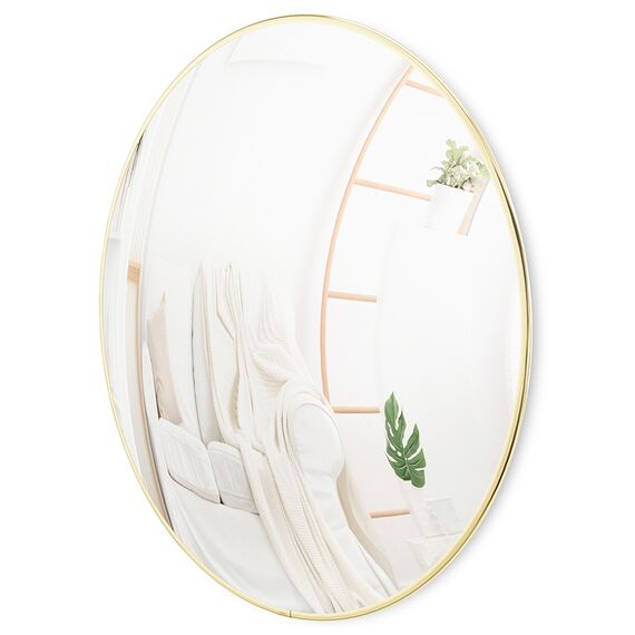 Зеркало сферическое Convexa 24 см латунь, Umbra, изображение 4