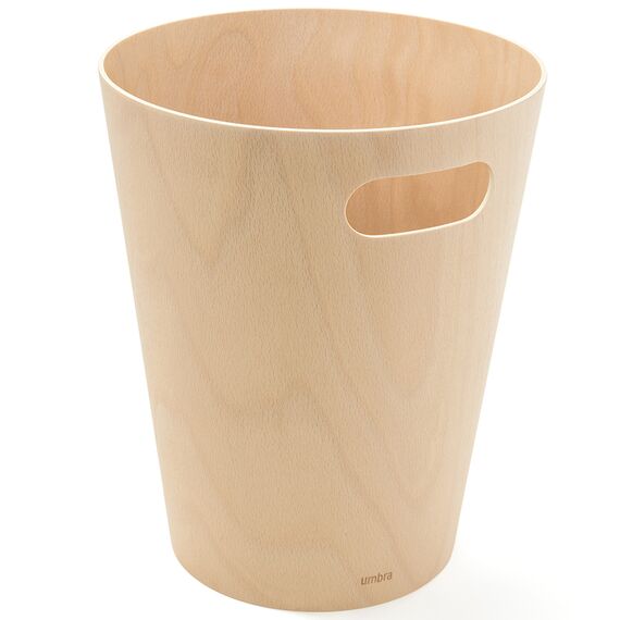Корзина для мусора Woodrow натуральное дерево, Umbra