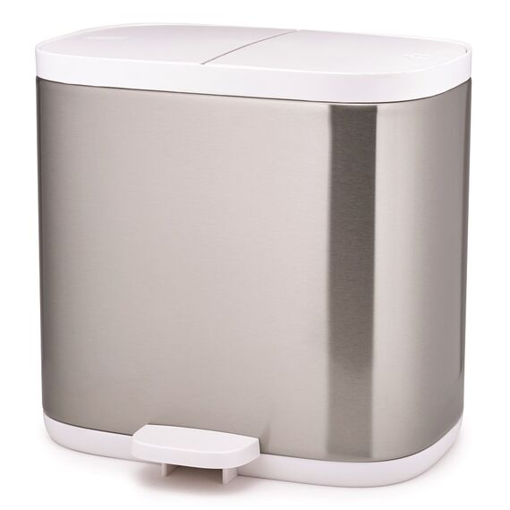 Контейнер для мусора Split™ для ванной комнаты нержавеющая сталь, Joseph Joseph