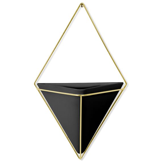 Декор для стен Trigg большой черный-латунь, Umbra