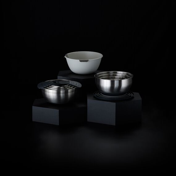 Миска с приборами для салата Uno Stone, Joseph Joseph, изображение 3