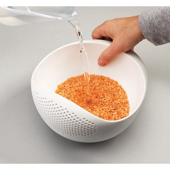 Миска-дуршлаг 2-в-1 Prep&Serve™ малая зеленая, Joseph Joseph, изображение 5