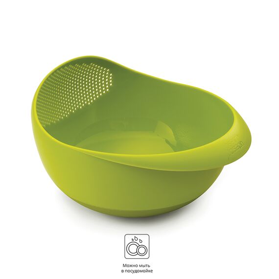 Миска-дуршлаг 2-в-1 Prep&Serve™ большая зеленая, Joseph Joseph, изображение 6