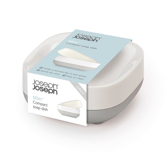 Мыльница Slim белая-серая, Joseph Joseph, изображение 5