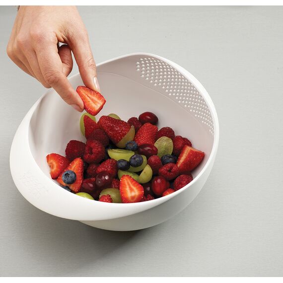 Миска-дуршлаг 2-в-1 Prep&Serve™ большая зеленая, Joseph Joseph, изображение 2