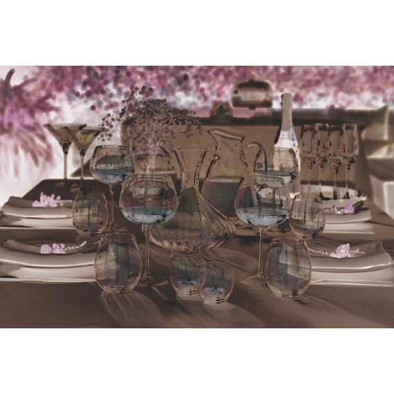 Набор из 2 круглых бокалов Pearl 650 мл, LSA International, изображение 3