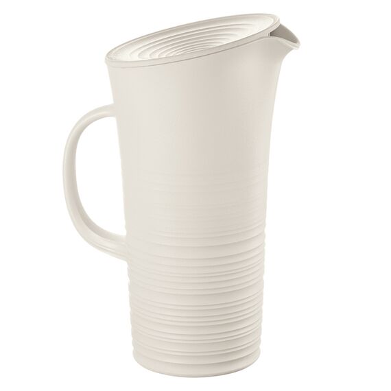 Кувшин с крышкой Tierra, 1,8 л, молочно-белый, Guzzini