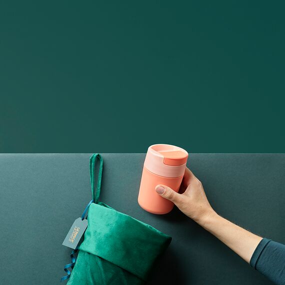 Кружка Sipp, 340 мл, коралловая, Joseph Joseph, изображение 23