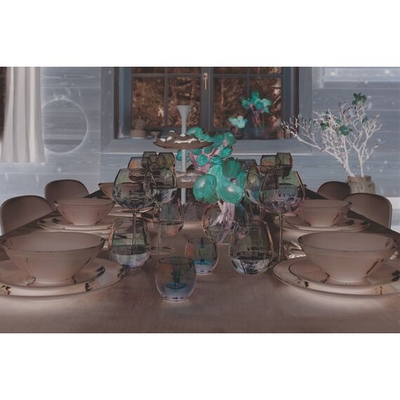 Набор из 2 круглых бокалов Pearl 650 мл, LSA International, изображение 4