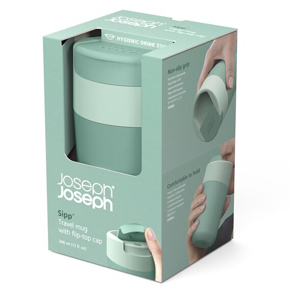 Кружка Sipp, 340 мл, зеленая, Joseph Joseph, изображение 24