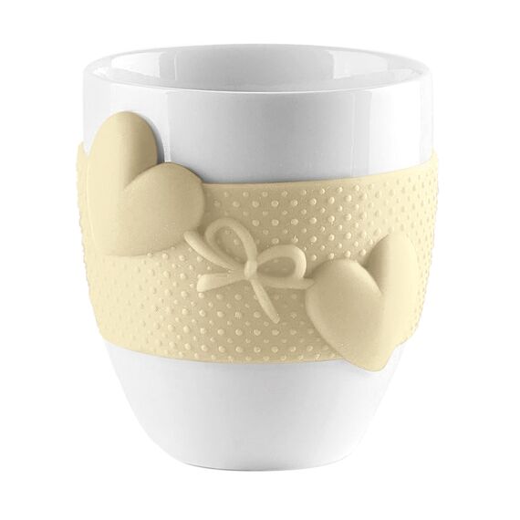 Кружка Love, 360 мл, желтая, Guzzini