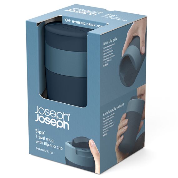 Кружка Sipp, 340 мл, синяя, Joseph Joseph, изображение 21