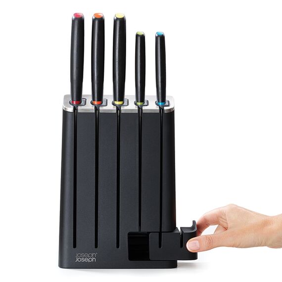 Набор из 5 ножей Elevate Knives в подставке с ножеточкой, Joseph Joseph, изображение 7