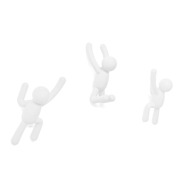 Вешалки-крючки Buddy 3 шт. белые, Umbra, изображение 7