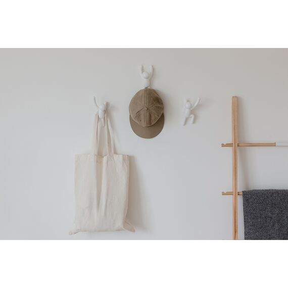 Вешалки-крючки Buddy 3 шт. белые, Umbra, изображение 3