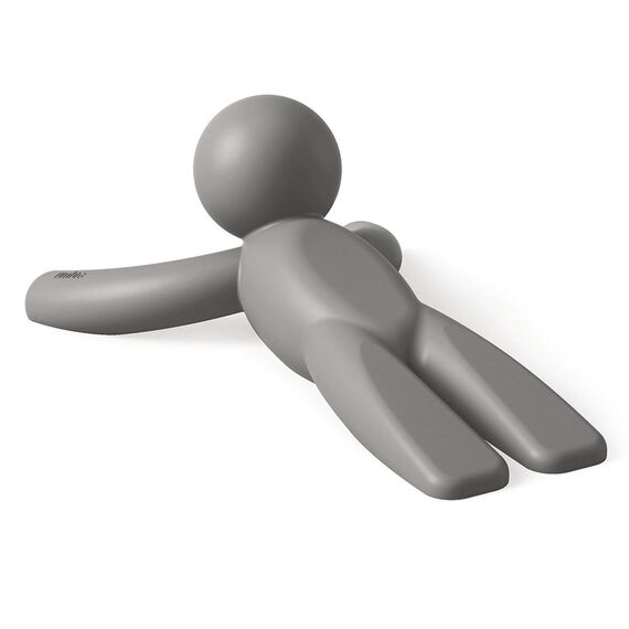 Набор из 2 дверных стопперов Buddy серый, Umbra, изображение 5