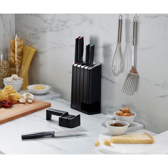 Набор из 5 ножей Elevate Knives в подставке с ножеточкой, Joseph Joseph, изображение 2