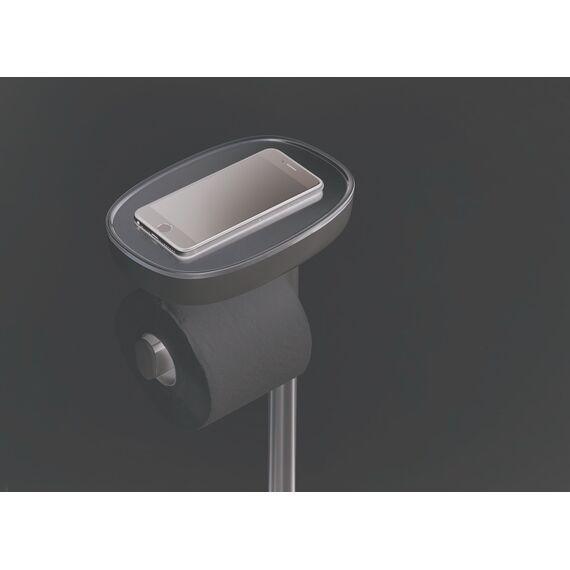 Набор держатель для туалетной бумаги с подносом EasyStore + ёршик для унитаза Flex™, Joseph Joseph, изображение 8