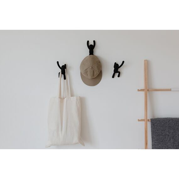 Вешалки-крючки Buddy 3 шт. черные, Umbra, изображение 3