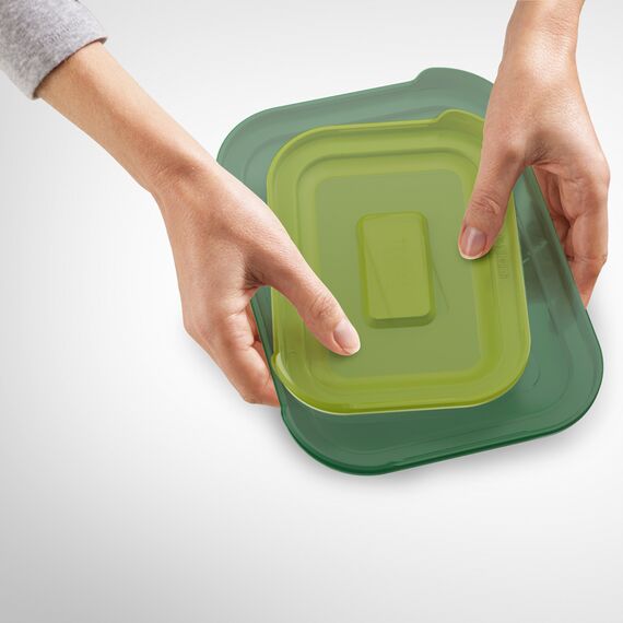 Набор из 4 контейнеров Nest стеклянный, Joseph Joseph, изображение 5