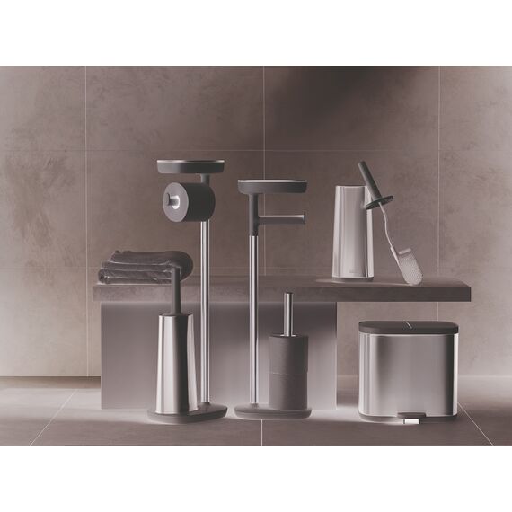 Набор держатель для туалетной бумаги с подносом EasyStore + ёршик для унитаза Flex™, Joseph Joseph, изображение 3